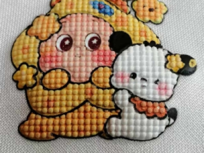 刺绣纹理烫画