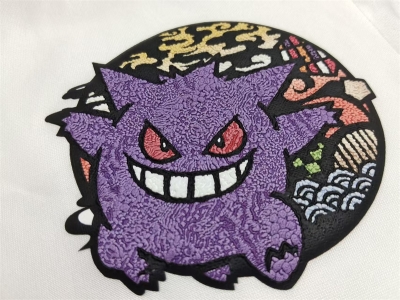 刺绣纹理烫画