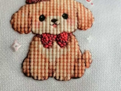 刺绣纹理烫画