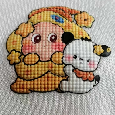 刺绣纹理烫画